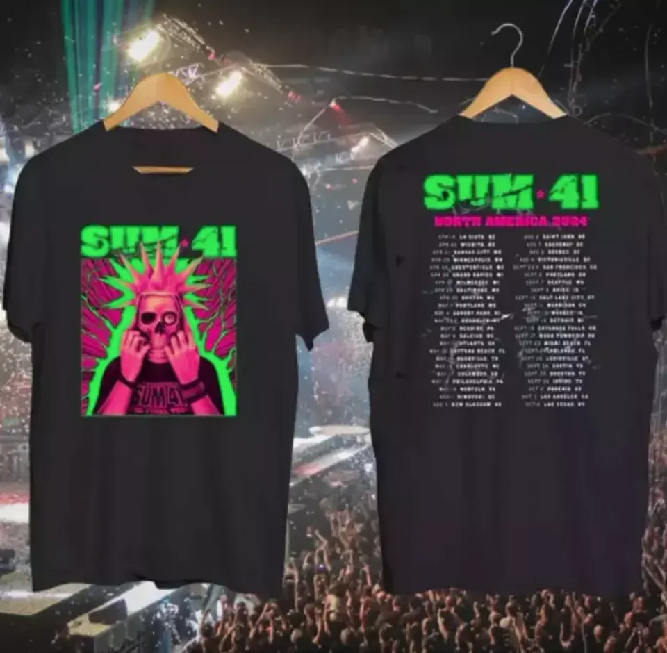 Sum 41 Tour Of The Setting Sum 2024-2025 Tour Shirt