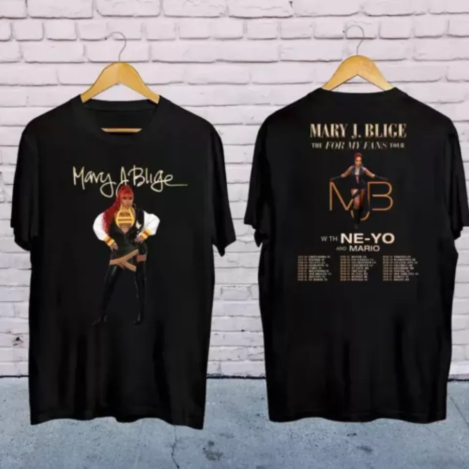 Mary J Blige Graphic Shirt, Mary J Blige The For My Fans Tour 2025 Shirt