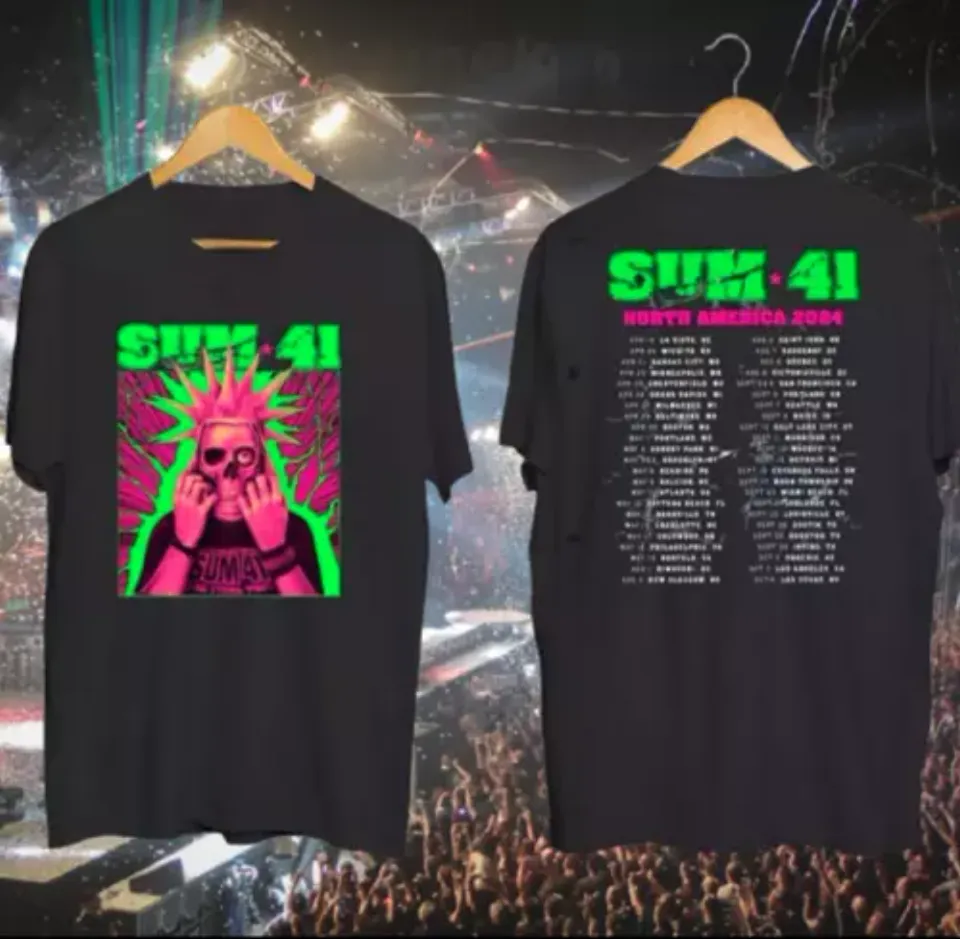 Sum 41 Tour Of The Setting Sum 2024-2025 Tour Shirt
