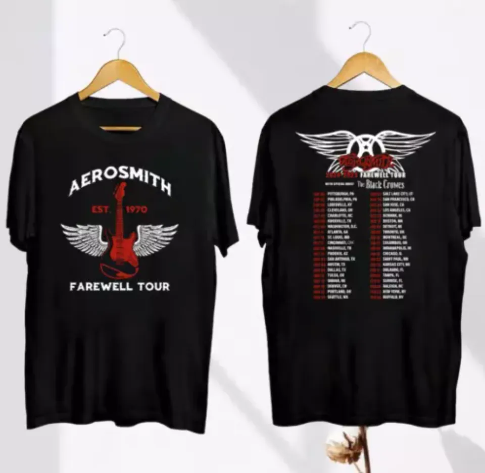 Aerosmith Tour 2024-2025 Shirt, Aerosmith Peace Out Farewell Tour Shirt
