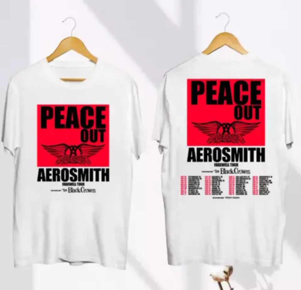 Aerosmith Peace Out Farewell Tour 2024-2025 Shirt, Aerosmith Conershirt