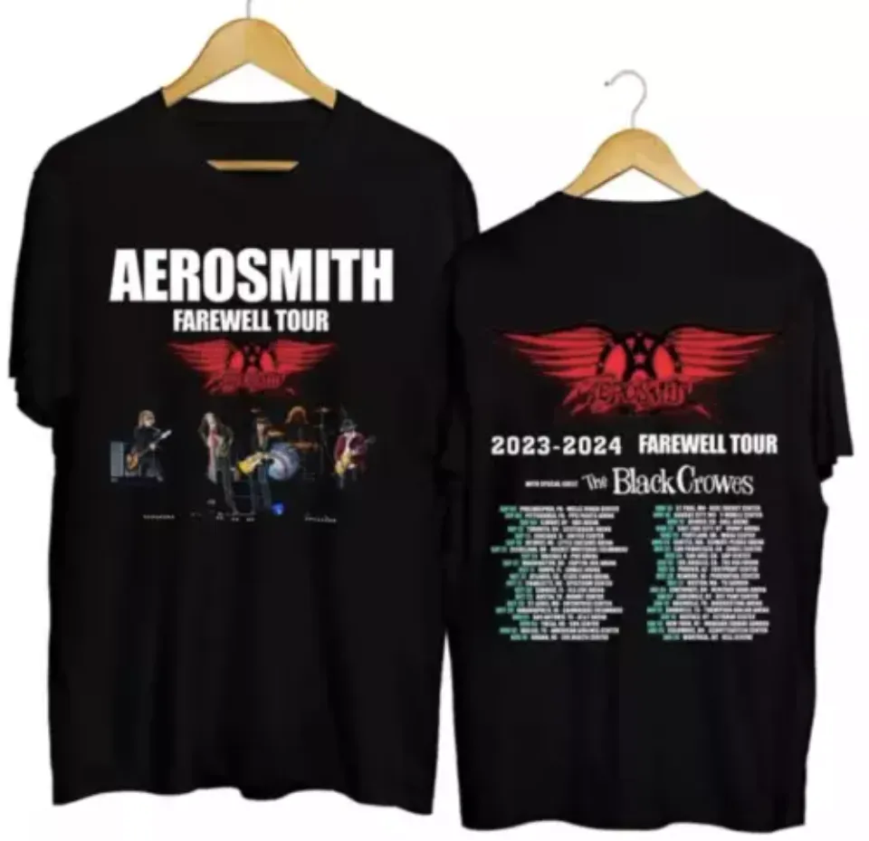 Aerosmith Tour 2024-2025 Shirt, Aerosmith Peace Out Farewell Tour Shirt