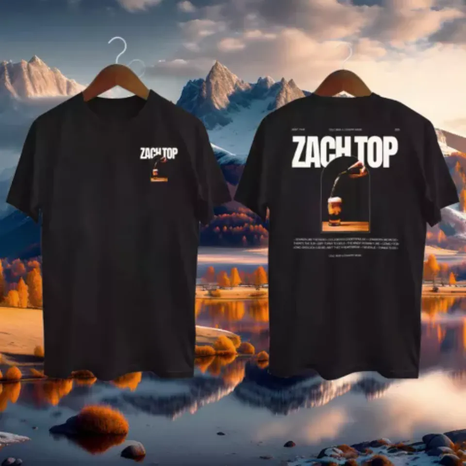 Zach Top Cold Beer & Country Music Tour 2025 Shirt Gift For Fan