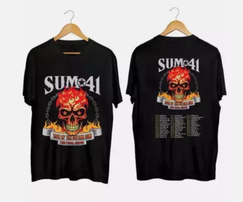 Sum 41 2024-Tour 2025 Shirt, Sum 41 Band Fan Shirt