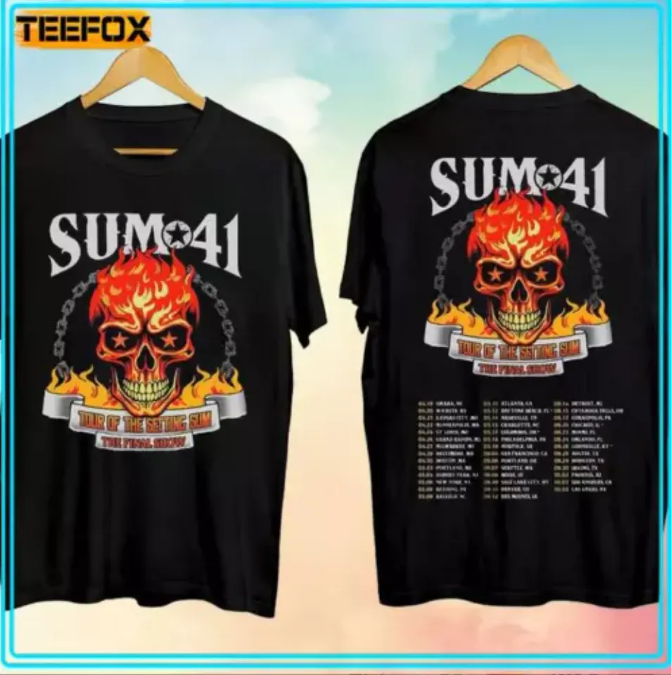 Sum 41 Tour Of The Setting Sum 2024-2025 Concershirt