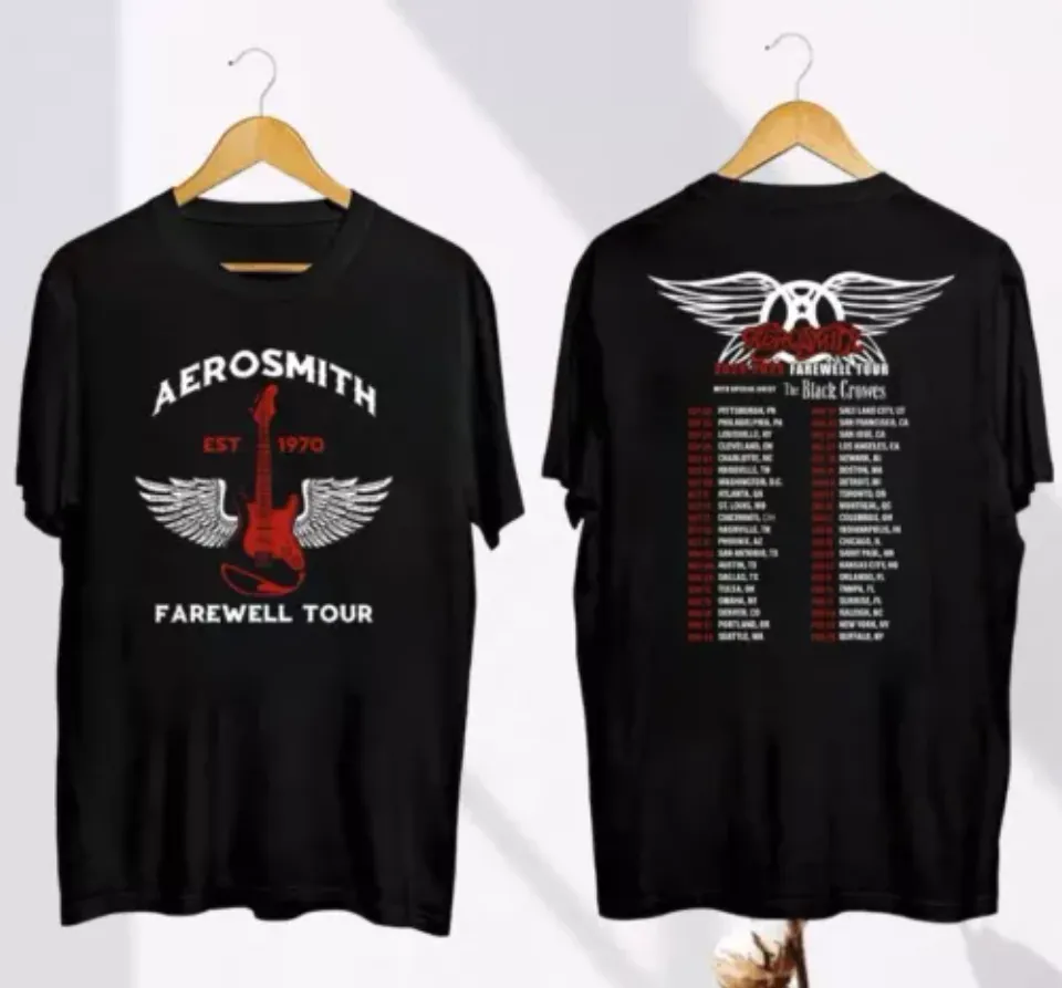 Aerosmith Tour 2024-2025 Shirt, Aerosmith Peace Out Farewell Tour Shirt