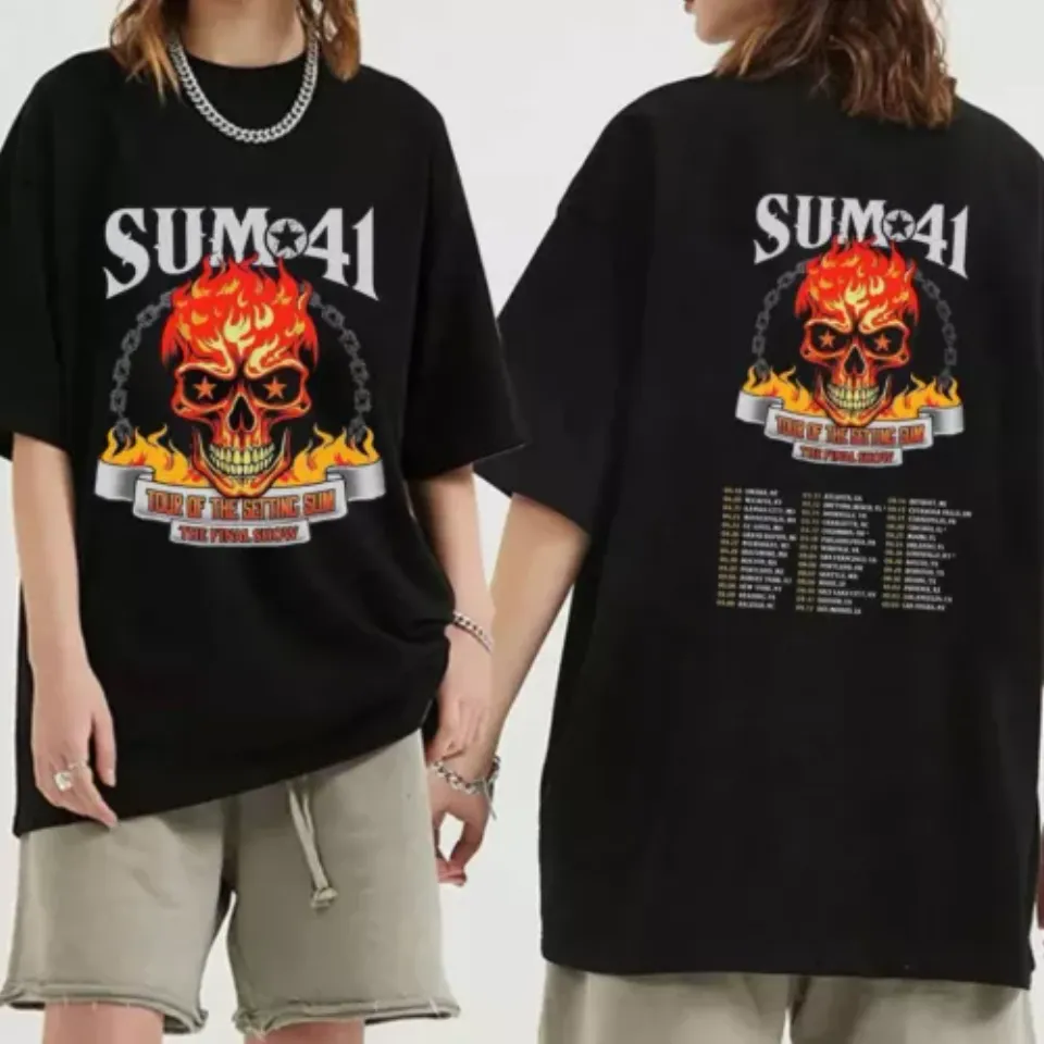Sum 41 2024-Tour 2025 Shirt Sum 41 Band Fan Shirt Sum 41 2024 Concershirt