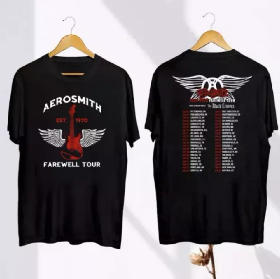 Aerosmith Tour 2024-2025 Shirt, Aerosmith Peace Out Farewell Tour Shirt