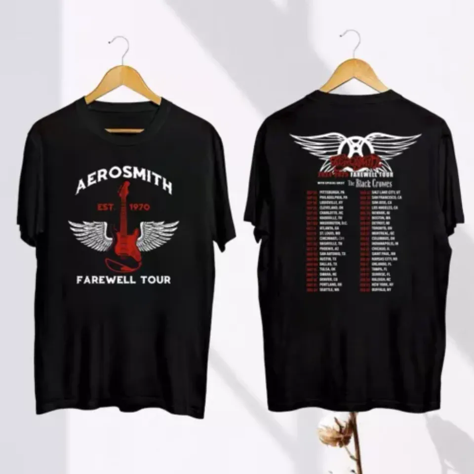 Aerosmith Tour 2024-2025 Shirt, Aerosmith Peace Out Farewell Tour Shirt