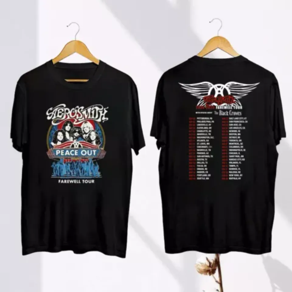 Aerosmith Vintage Shirt, Aerosmith Peace Out Farewell Tour 2024-2025 Shirt