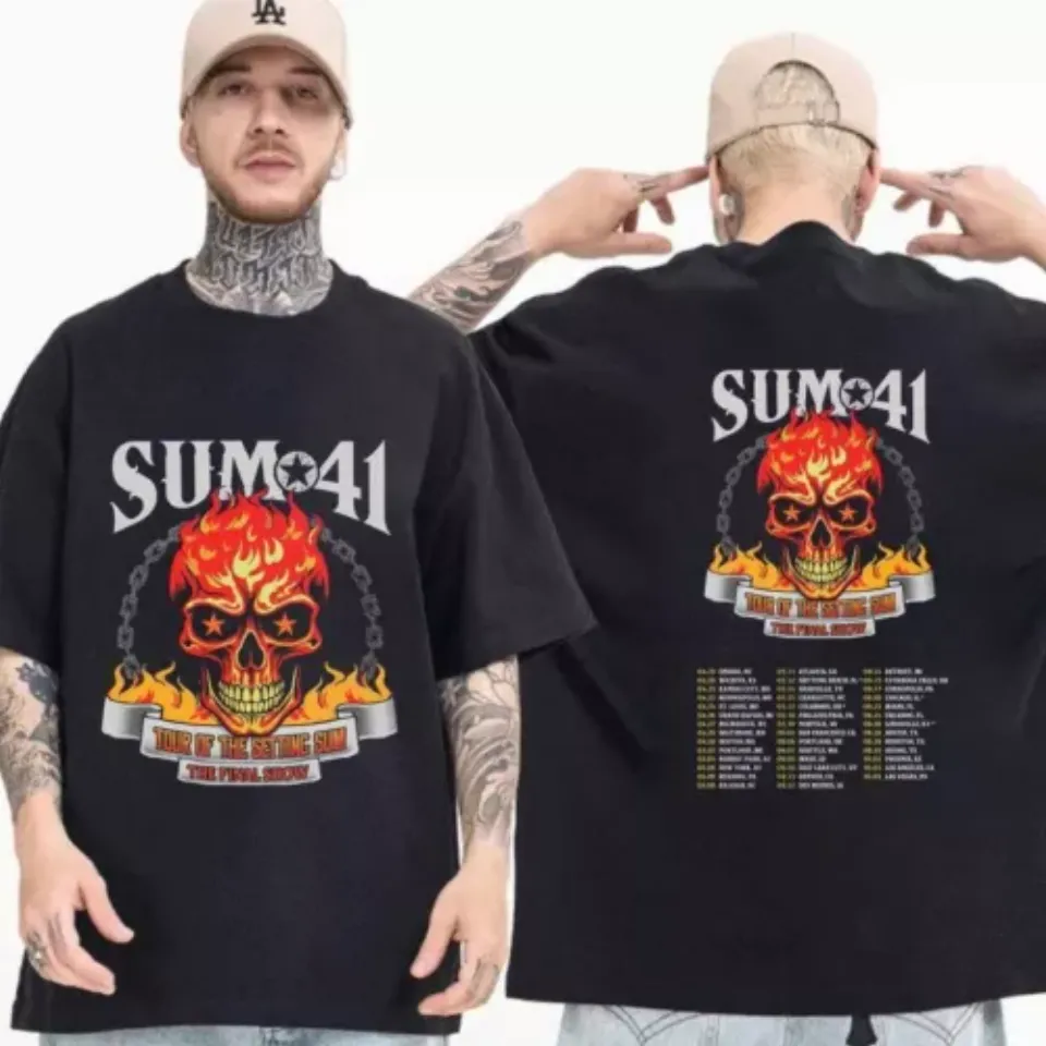 Sum 41 2024-Tour 2025 Shirt, Sum 41 Band Fan Shirt, Sum 41 Merch, Concert 2024 Shirt, Music Tour 2024 Shirt, Gift For Fan