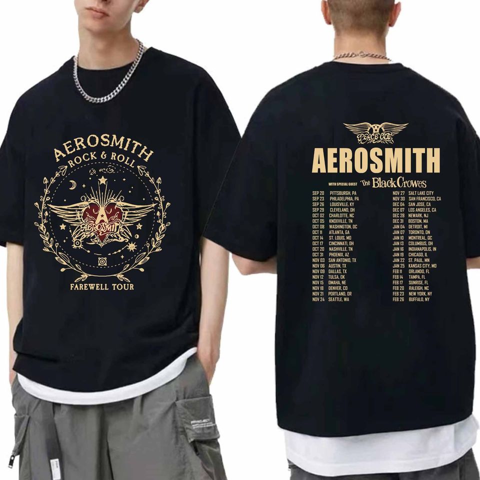 Aerosmith 2024-2025 North American Farewell Tour Shirt 