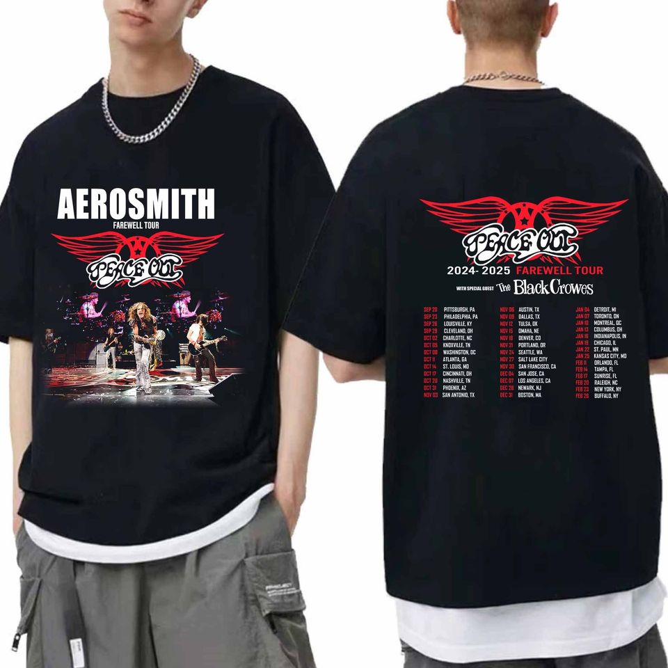 Aerosmith 2024-2025 North American Farewell Tour Shirt