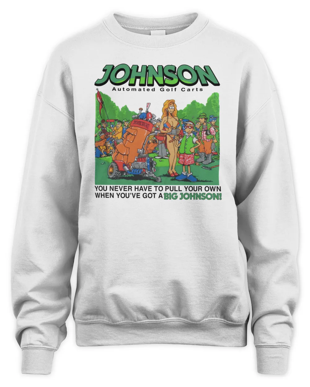 Big Johnson Golf Cigar Club 90S Sweatshirt 