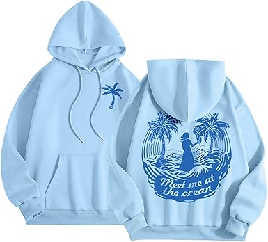 Palm Puff  Merch Flower Hoodie For Women Shirtn Girls Oversized Preppy 
