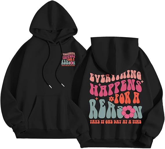 Pink Palm Puff Merch Hoodie For Women Shirtn Girls Oversized Preppy 