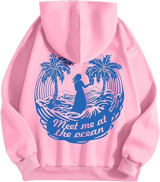 Palm Puff  Merch  Hoodie For Women Shirtn Girls Oversized Preppy 