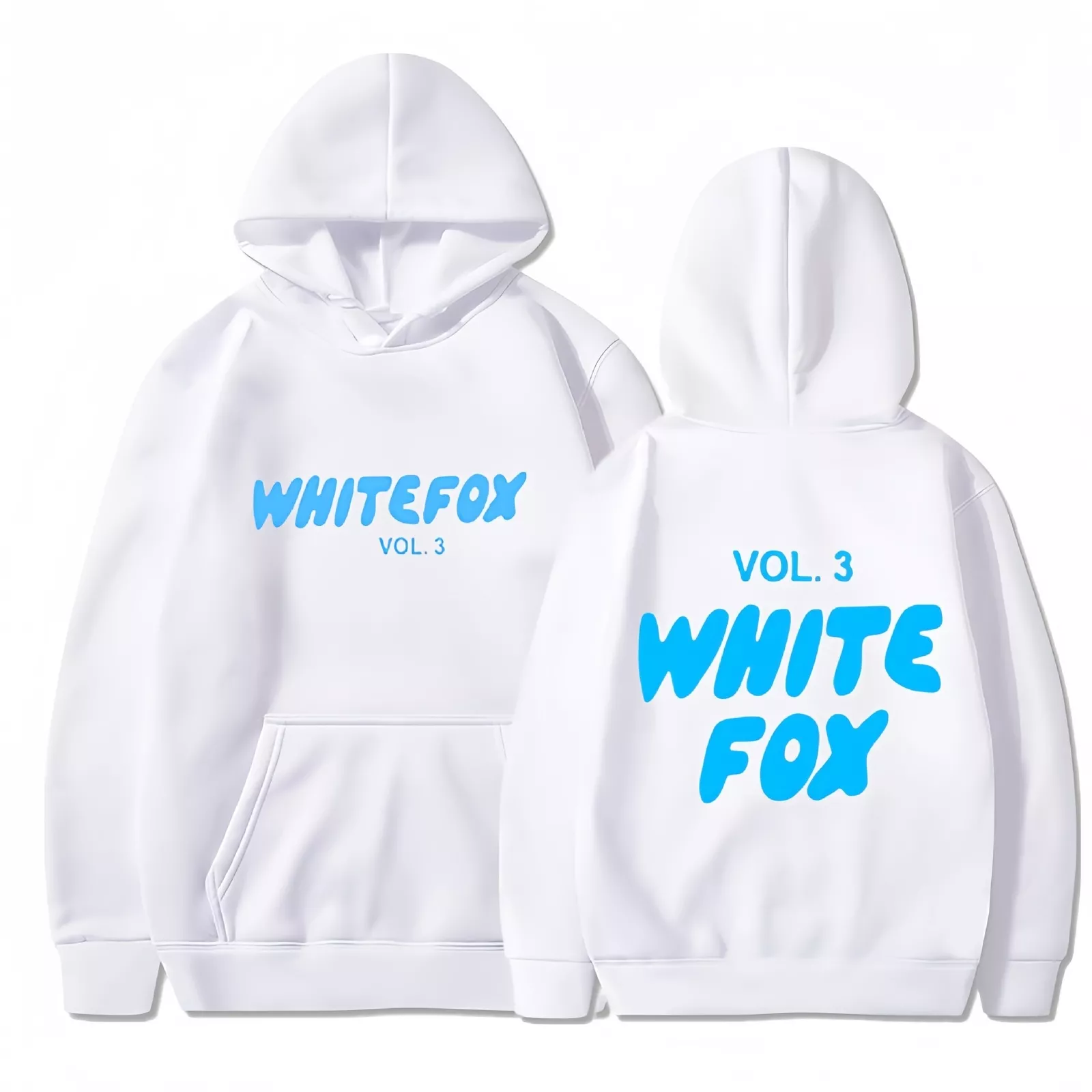 White Fox3 Women'S Hoodie Casual Sports 
