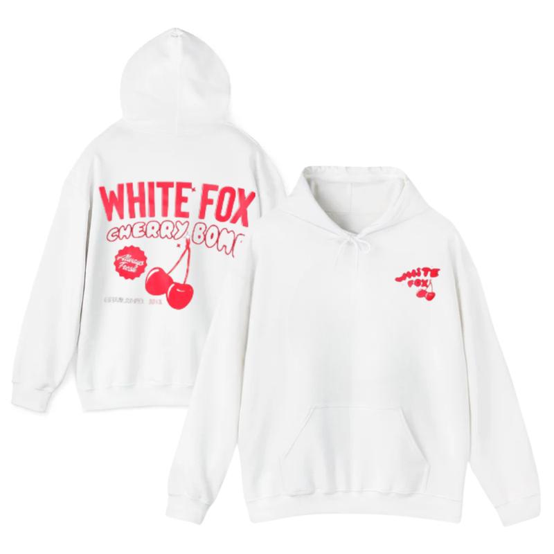 White Fox Cherry Bomb With Love In The Moment 2025 Hoodie