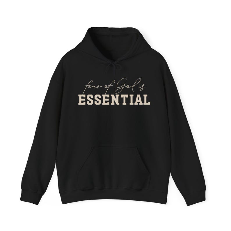 Fear Of God Hoodie Oversized Essential Hoodie Essentials Hoodie Oversized Hoodie