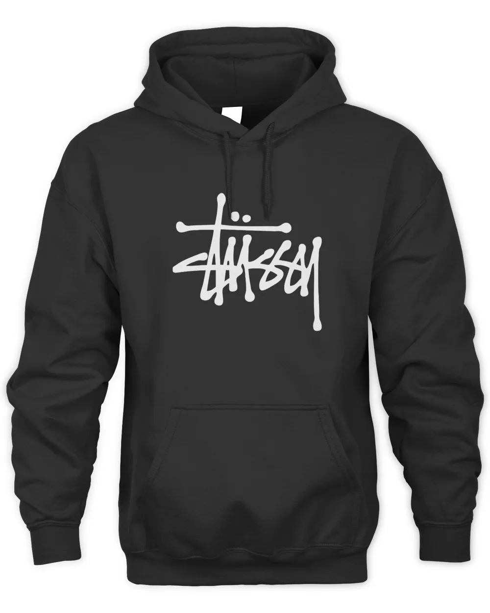 Official Basic Stussy Black Hoodie