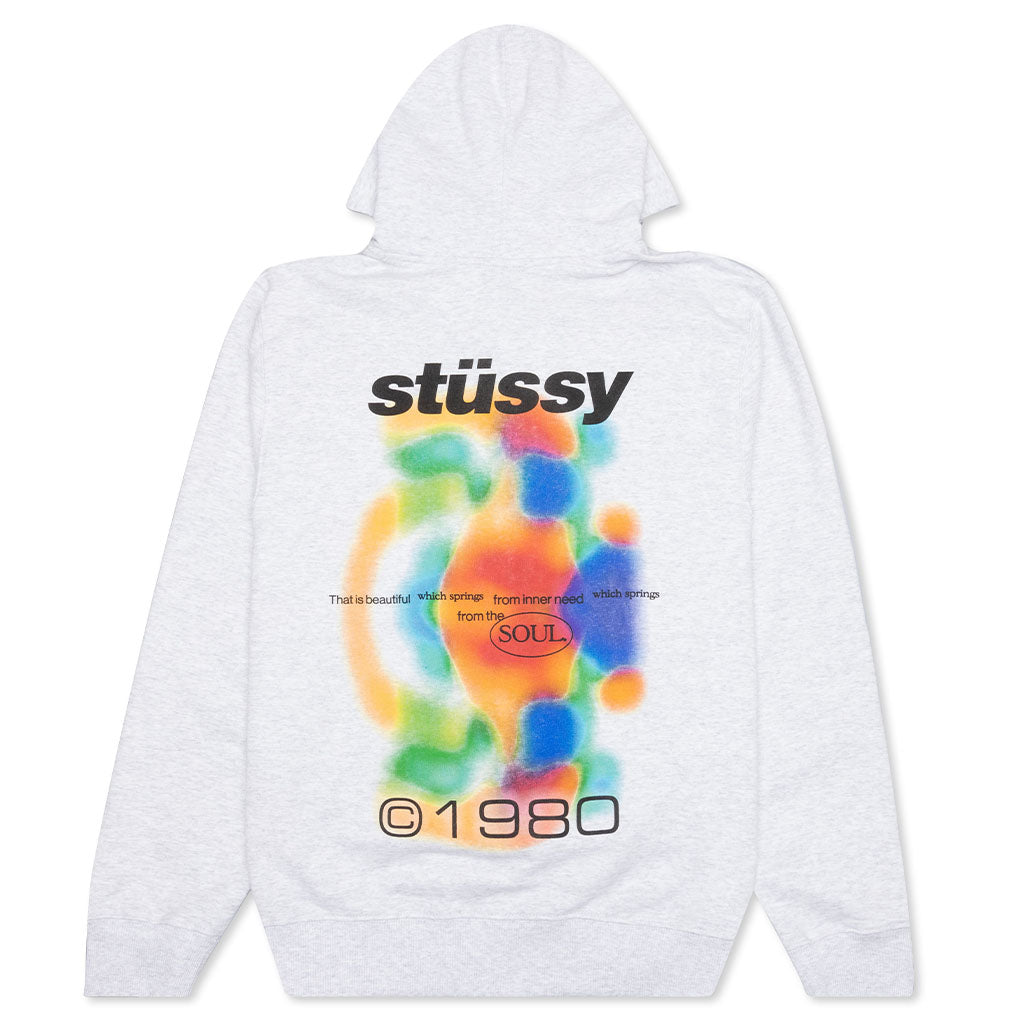 Stussy Soul Hoodie - Ash Heather