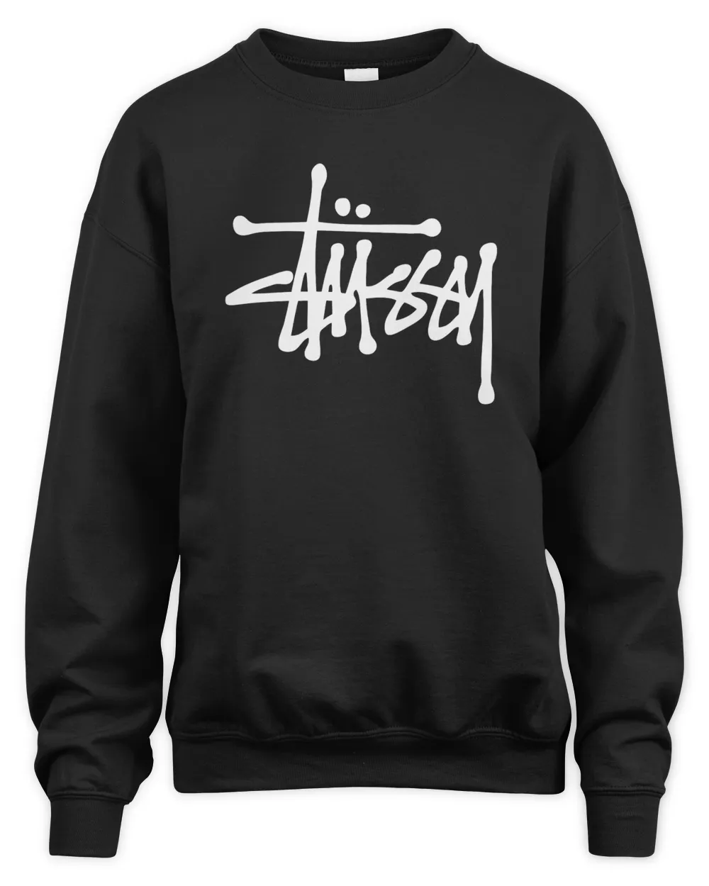 Basic Stussy Black Sweatshirt