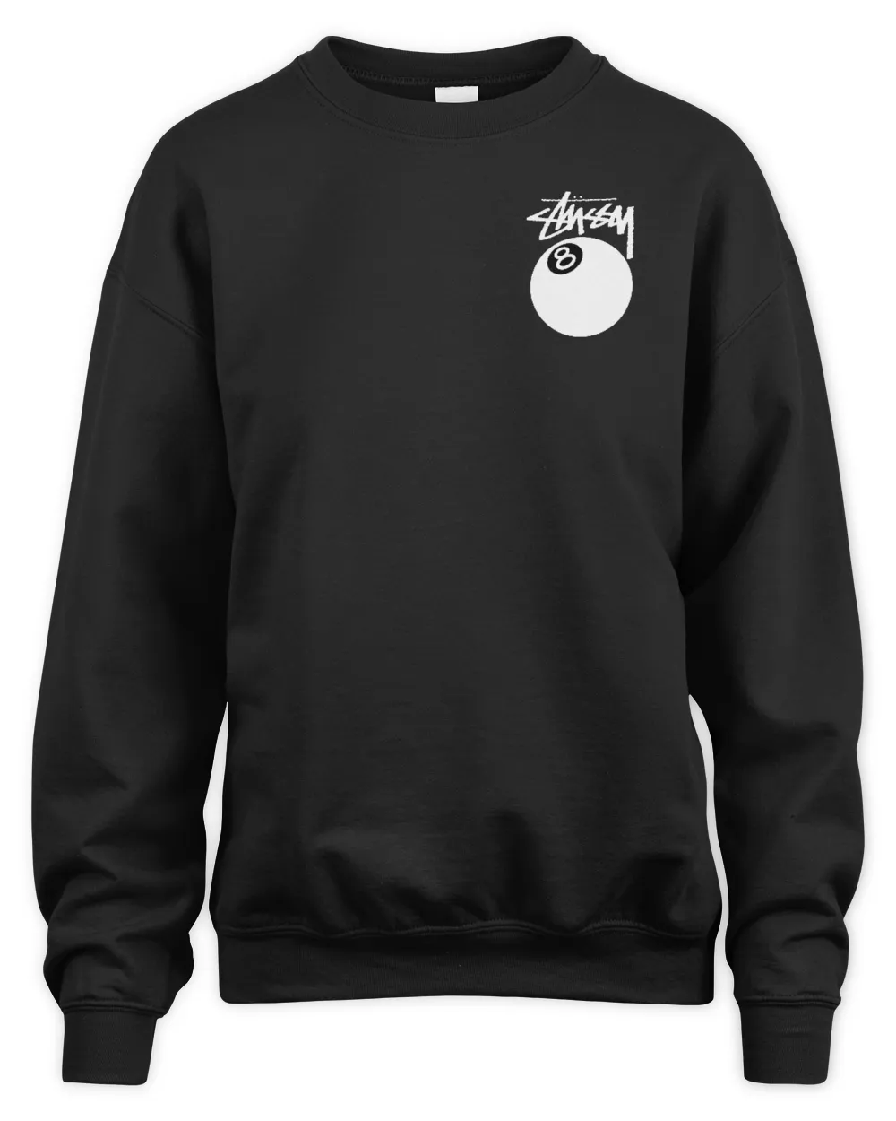 Shoe Game Manila Stussy 8 Ball Pigment Black Sweatshirt