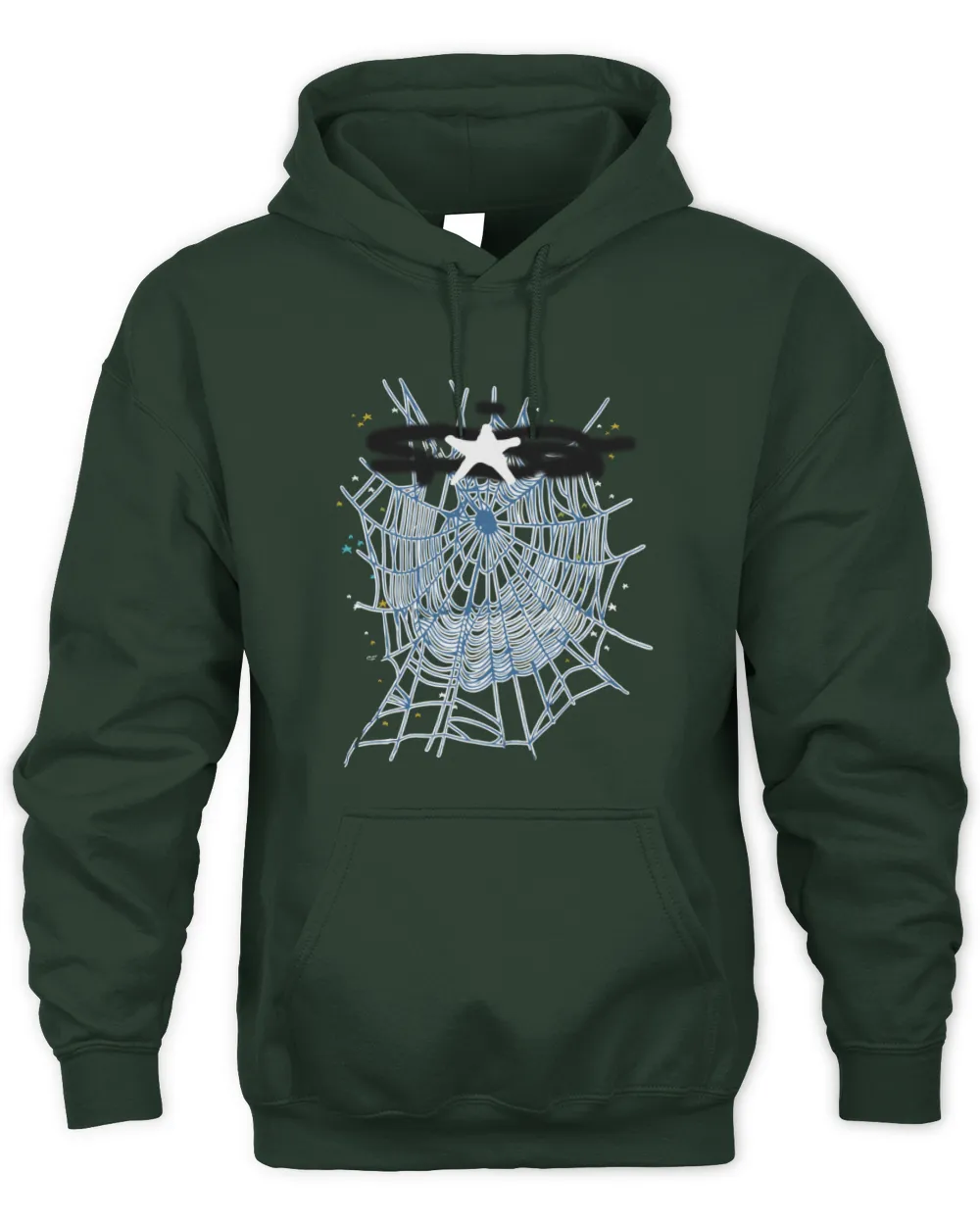 Sp5Der Store Sp5Der Web Green Merch Hoodie