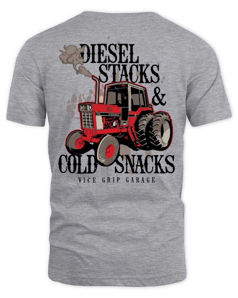 Official Vice Grip Garage Merch Vgg Diesel Stacks Tractor Shirt