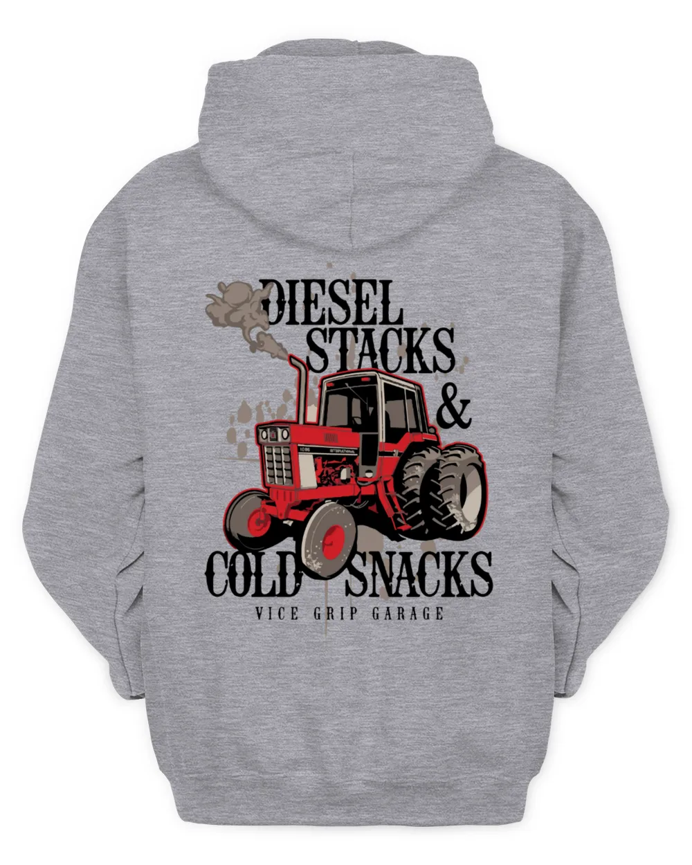 Vice Grip Garage Merch Vgg Diesel Stacks Tractor Hoodie