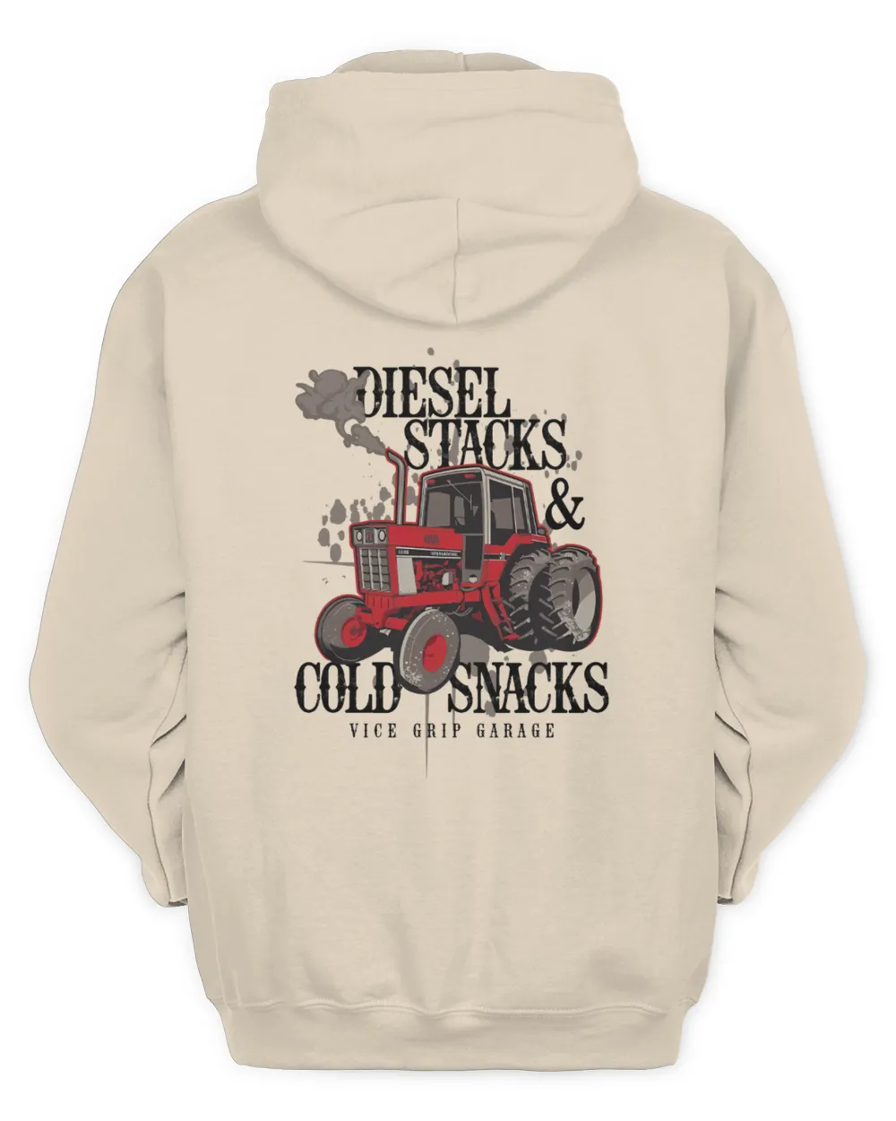 Vgg Diesel Stacks Tractor Shop Vice Grip Garage Merch Hoodie