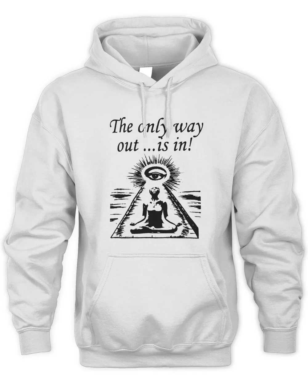 Gallry Dept Merch Hoodie, Gallery Dept Clothing Only Way Out Hoodie