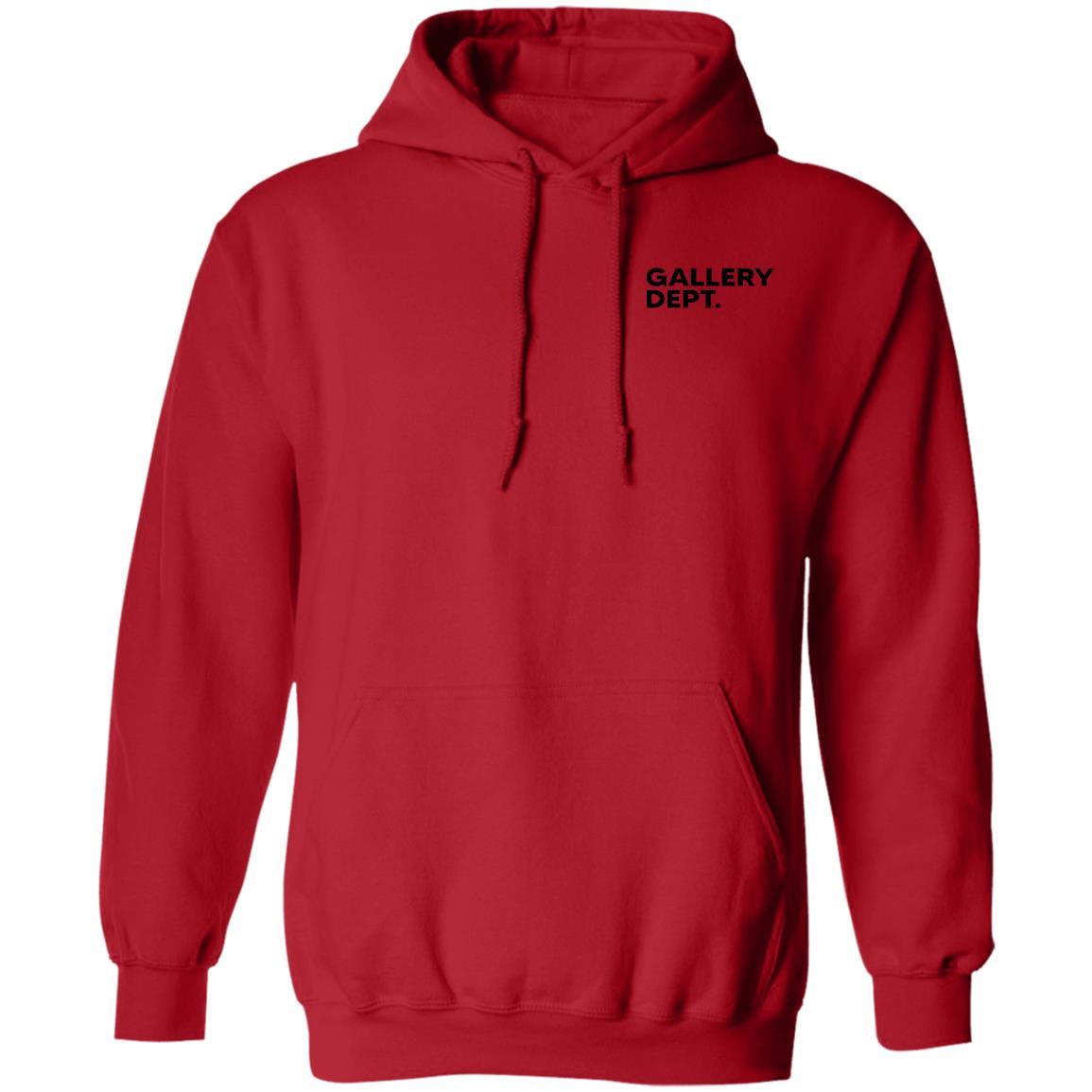 Red Gallery Dept Gallry Dept Merch Hoodie
