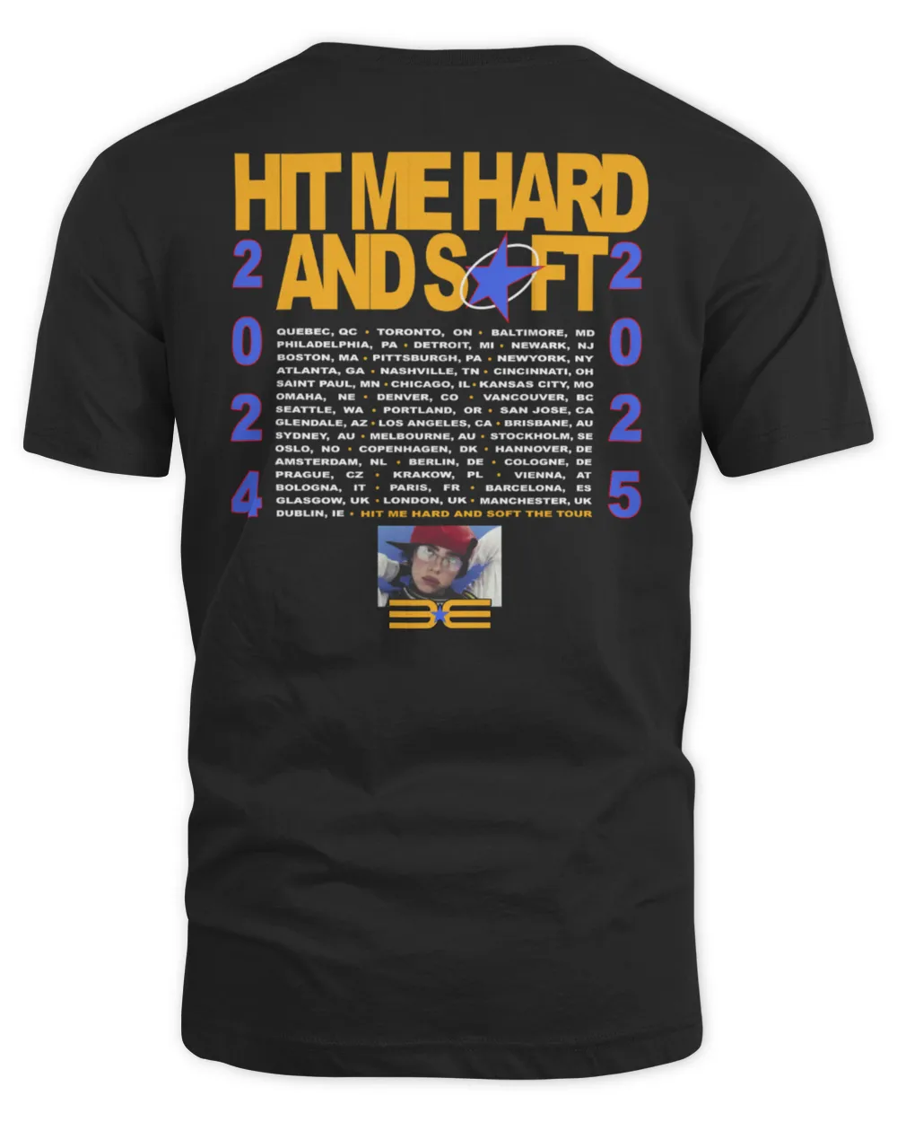 Hit Me Hard And Soft World Tour 2025 Shirt Billie Eilish Shirt