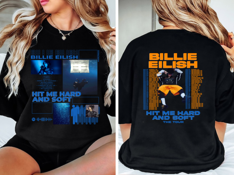Billie Eilish Shirt, Billie Eilish Hit Me Hard Tshirt