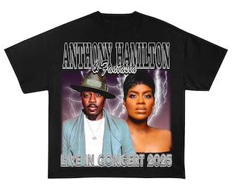 Anthony Hamilton And Fantasia 2025 Shirt, Live In Concert Merch