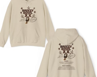 Chris Brown Breezy Bowl Xx Tour Hoodie, Chris Brown Album Sweatshirt, Chris Brown Fan Gift, Chris Brown Merch