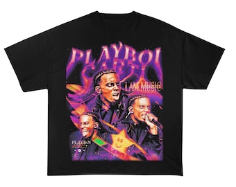 I Am Music Playboi Carti Inspired Graphic T-Shirt