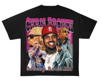 Chris Brown Signatures Shirt, 2025 Chris Brown Breezy Bowl Xx Tour T-Shirt, Chris Brown Album Shirt, Chris Brown Fan Gift, Chris Brown Merch