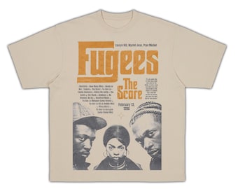 Fugees T Shirt - The Score - Lauryn Hill - Ready Or Not -- 90S Golden Era Boom Bap Hip Hop - Culture - Vntg Rap Shirt