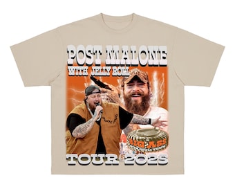 Post Malone Vs Jelly Roll Tour 2025 Shirt, Post Malone Big Ass Stadium Tour Shirt, Post Malone Fan Gift, Post Malone Concert, Jelly Roll Shirt
