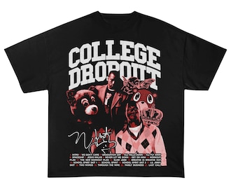 The College Dropout Kanye West T-Shirt, Kanye Graphic Shirt, Ye Merch, Rap Shirt, Vintage, Kanye West Unisex Gift, Yeezus Concert T-Shirt