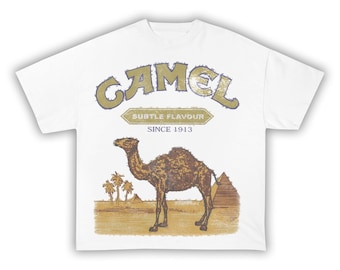 Camel Vintage Style T-Shirt