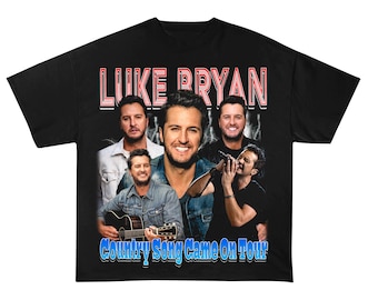 Luke Bryan Graphic Shirt, 2025 Luke Bryan Country Song Came On Tour Shirt, Luke Bryan Signature Shirt, Luke Bryan Fan Gift, Luke Bryan Merch