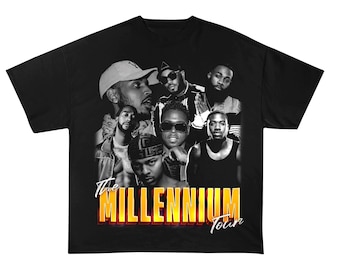 Millennium Tour Unisex Cotton Shirt, Retro Concert Shirt, Music Festival Apparel, 2025 Event T-Shirt, Hip Hop Merchandise, Gift For Music