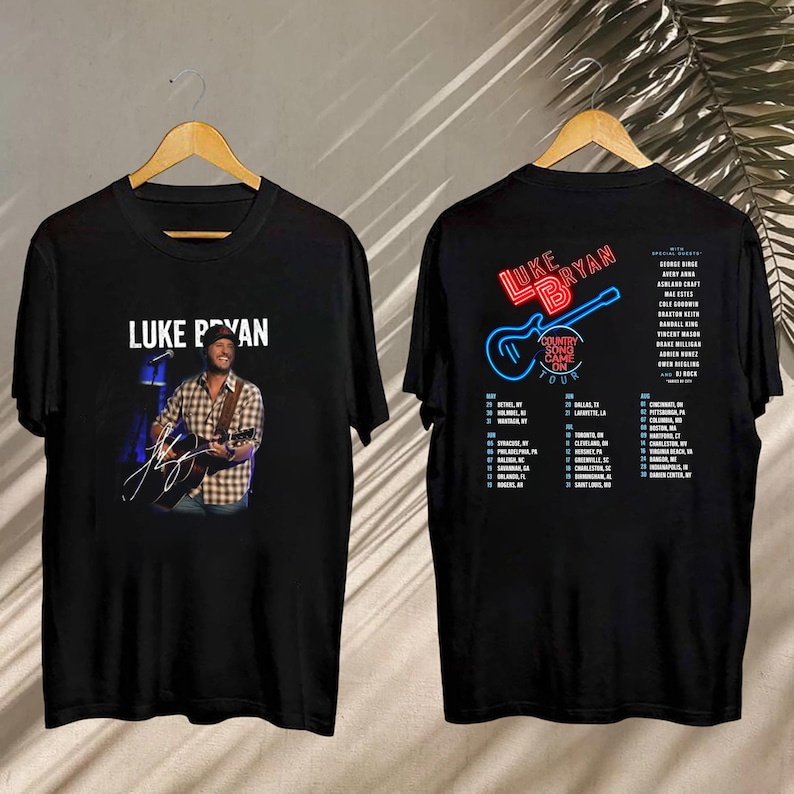 Luke Bryan Graphic Shirt, 2025 Luke Bryan Country Song Came On Tour Shirt