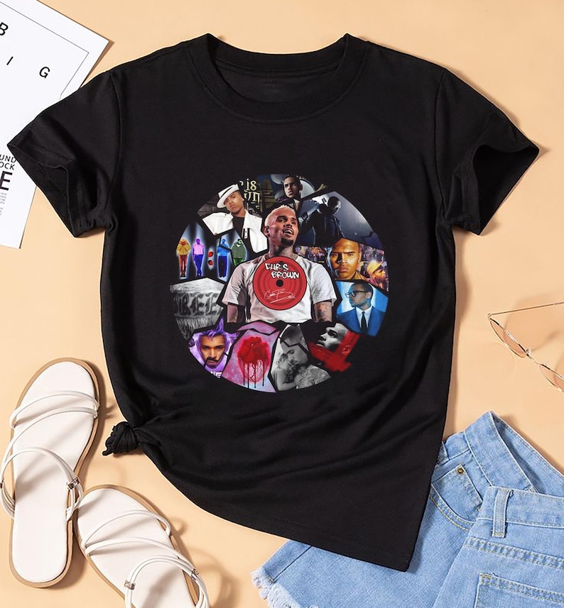 Chris Brown Albums T-Shirt, Chris Brown World Tour 2025 Shirt, Chris Brown Breezy Shirt