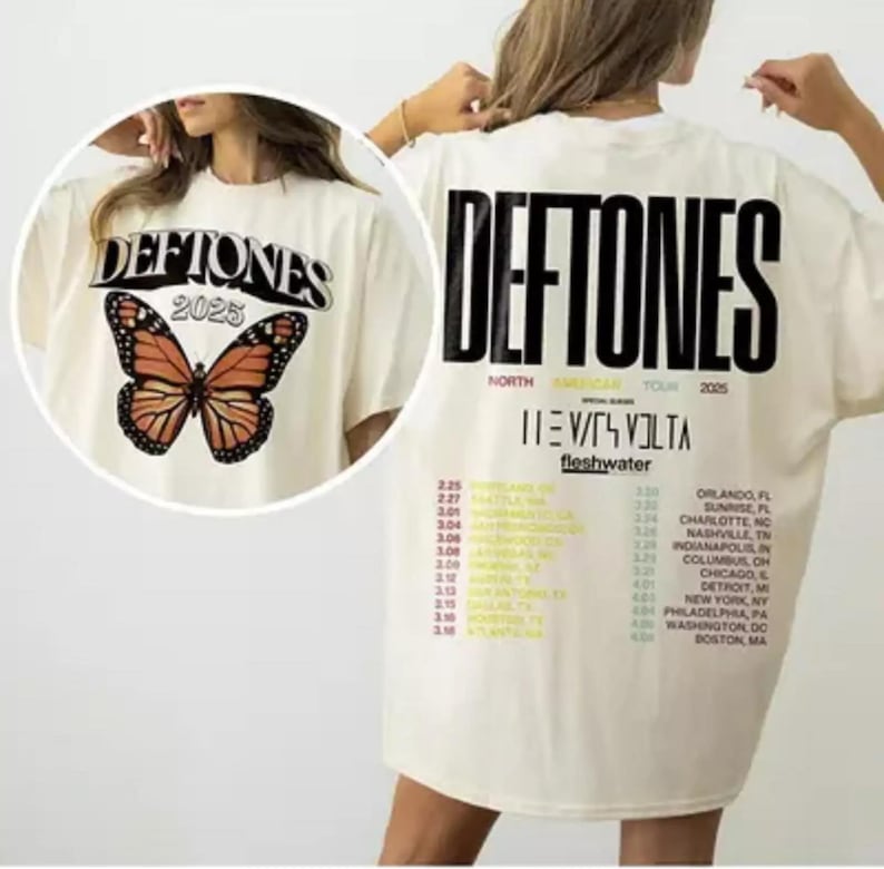 Deftones North American Tour 2025 Shirt