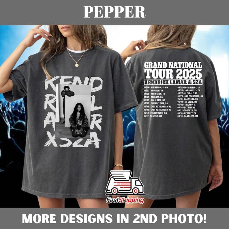 Kendrick & Sza Grand National Tour 2025, Sza Lana Album Cover, Sza Merch Shirt
